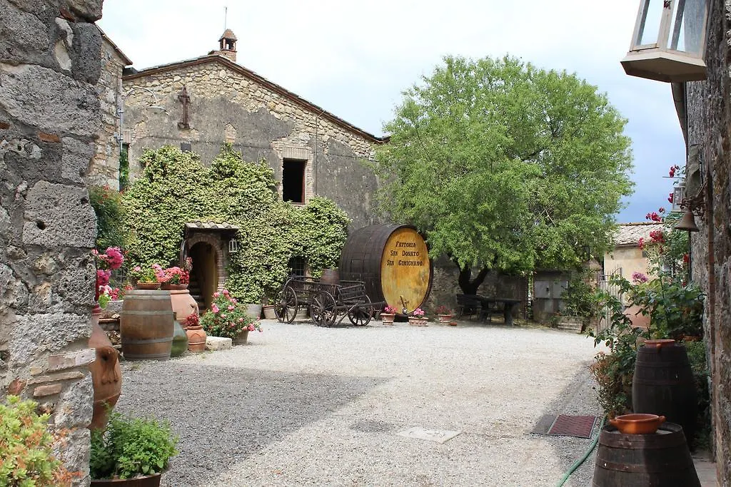 Farm stay Fattoria San Donato Villa San Gimignano Italy
